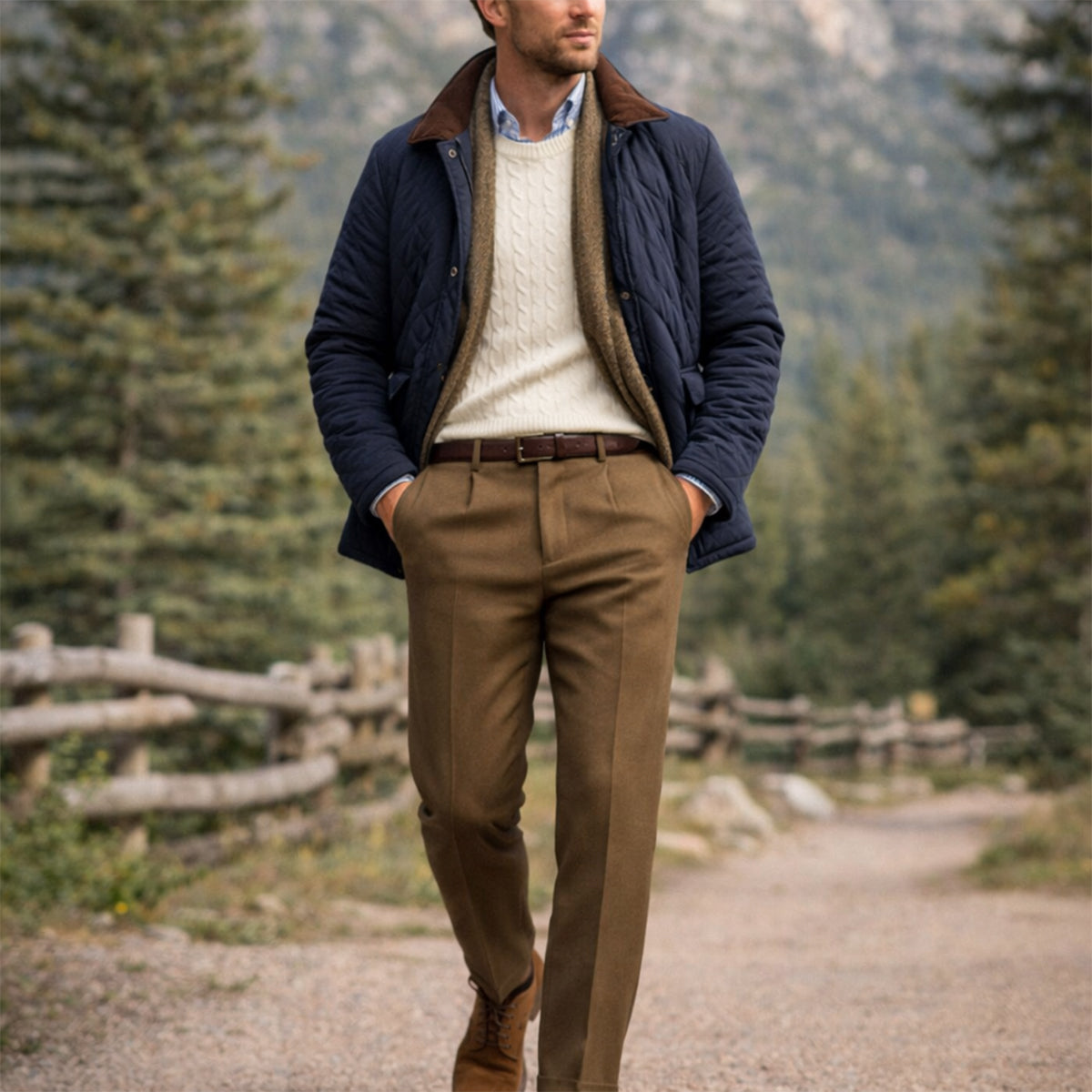 The Ashford Hill Men’s Heavy Duty Wool Blend Pants