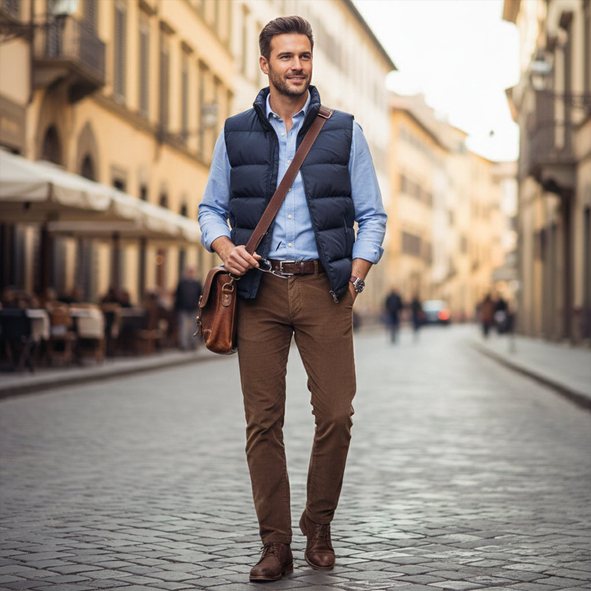 The Peterborough Men’s Padded Winter Puffer Gilet