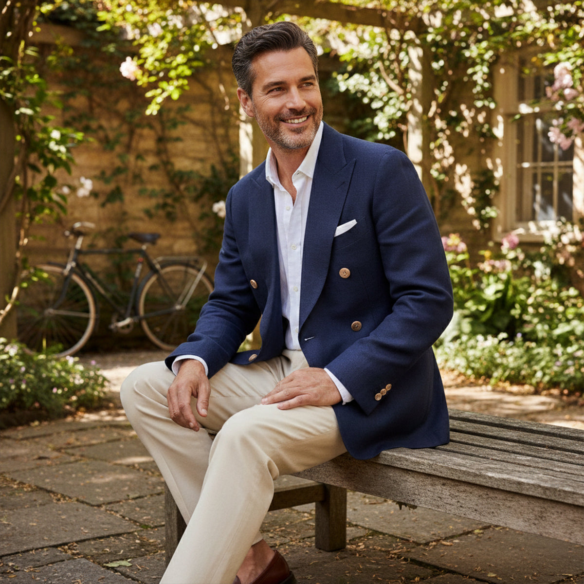 The Cannes Men’s V Neck Double Breasted Shirt