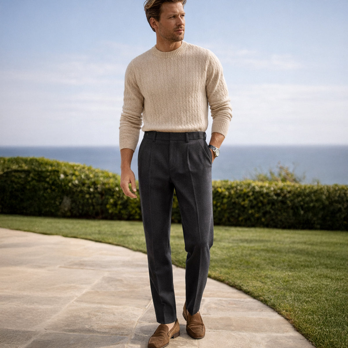The Ashford Hill Men’s Heavy Duty Wool Blend Pants