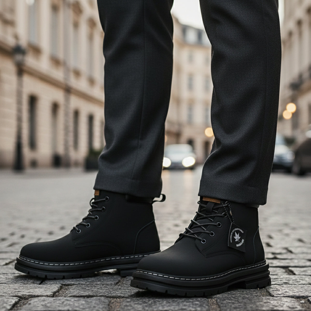 The Silverlake Men’s Cozy Fur Lined Insulated Snow Boots