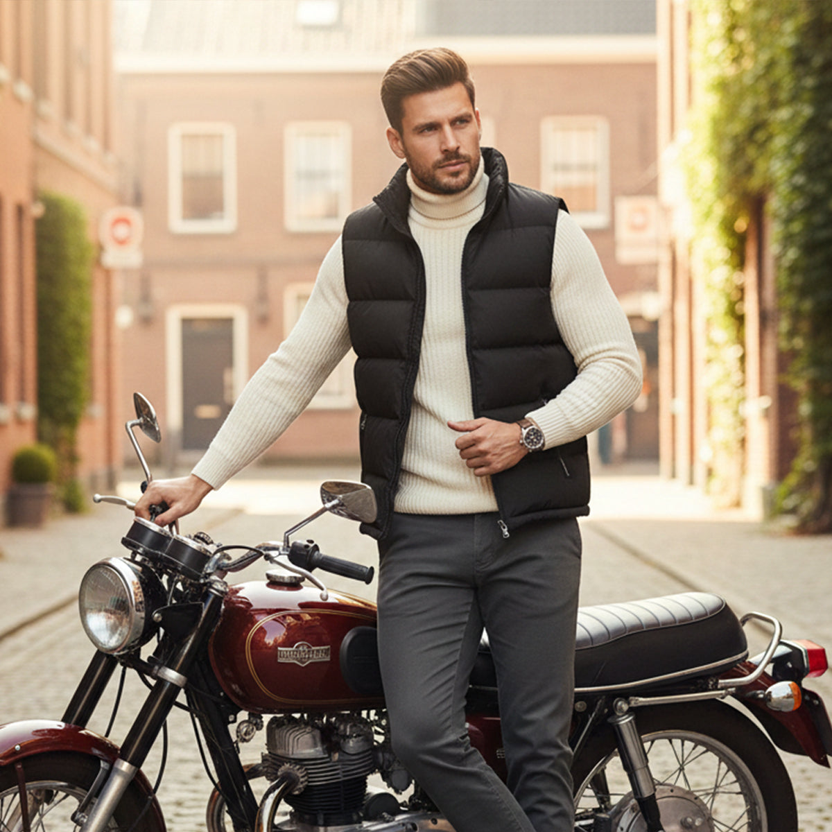 The Peterborough Men’s Padded Winter Puffer Gilet