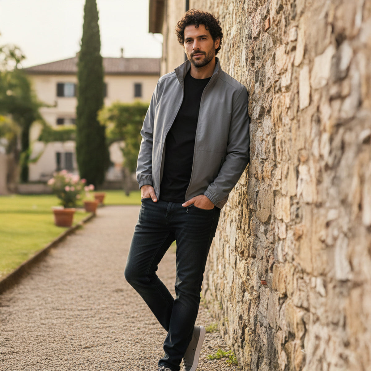 The Oslo Lightweight Windbreaker Jacket for Men