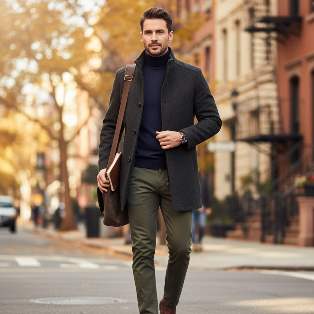 The Vienna Wool Coat – Men’s Classic Overcoat