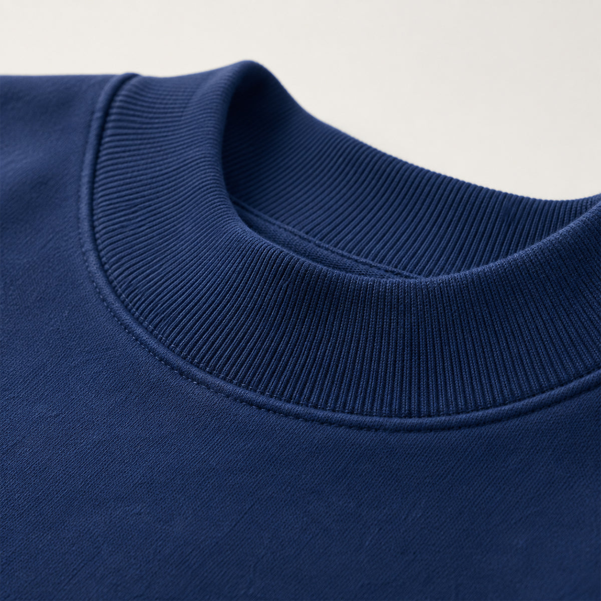 Oversized Mock Neck Varsity Sweatershirt