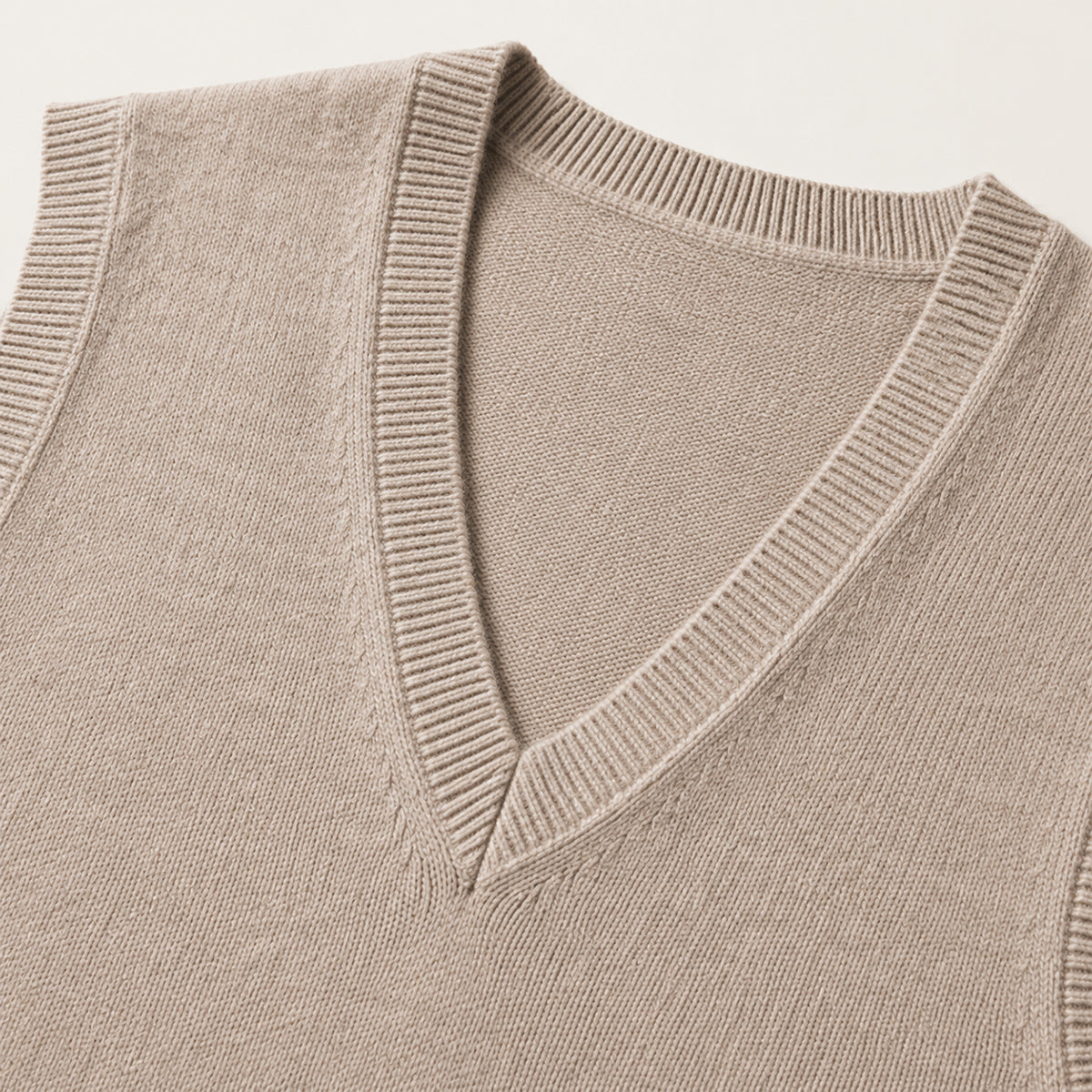 The Milan Men's V Neck Knit Cotton Vest