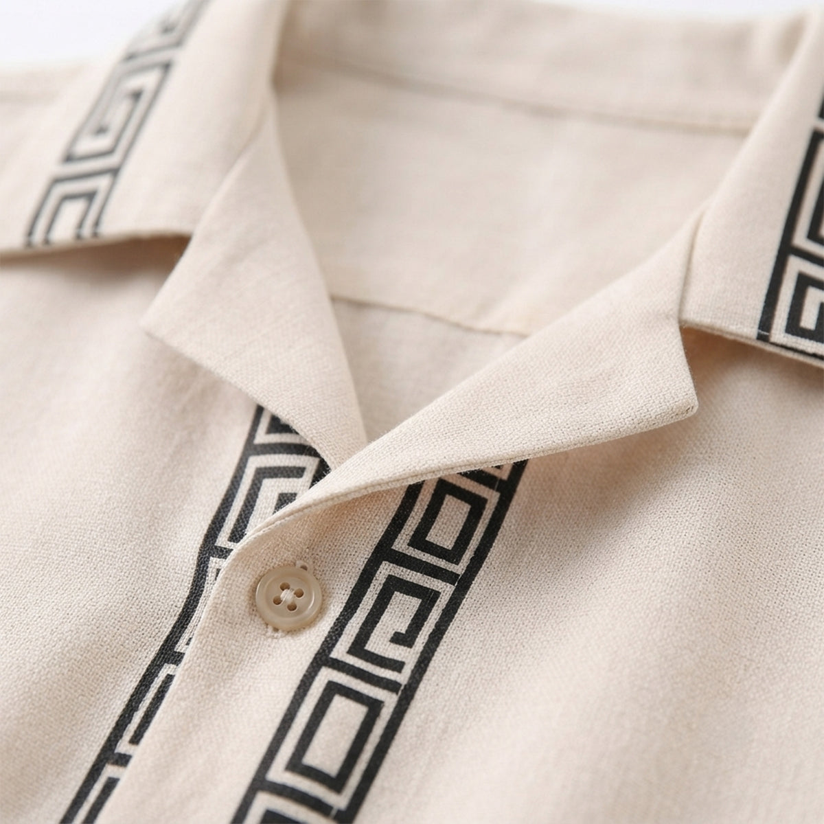 The Glenwood Ridge Men’s Casual Print Set – Shirt & Short