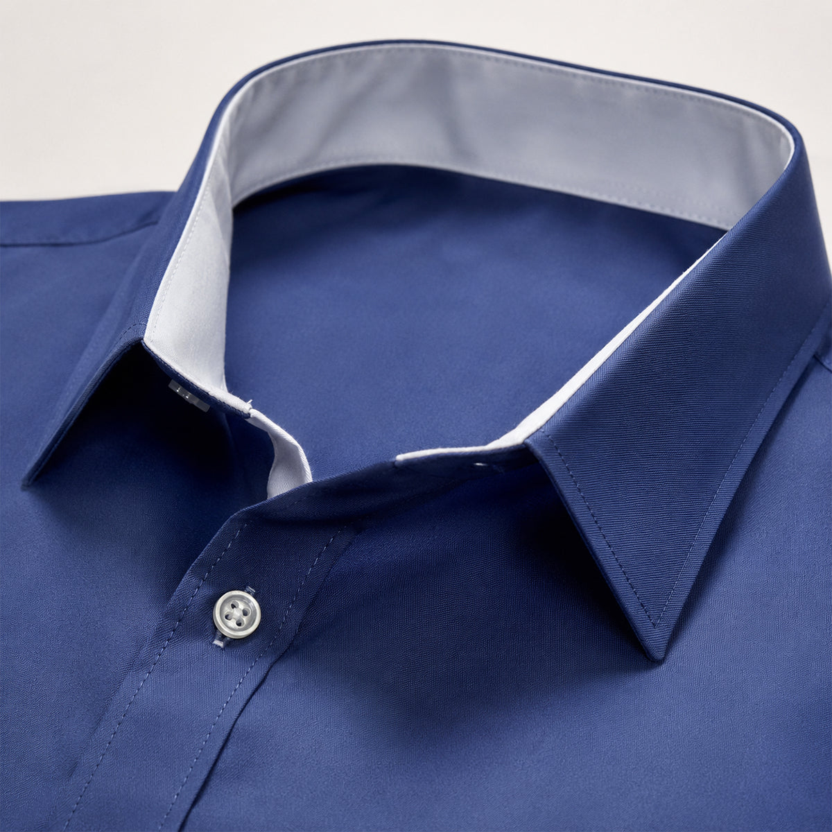 The Treviso Men’s Trendy Business Solid Button-Up Shirt