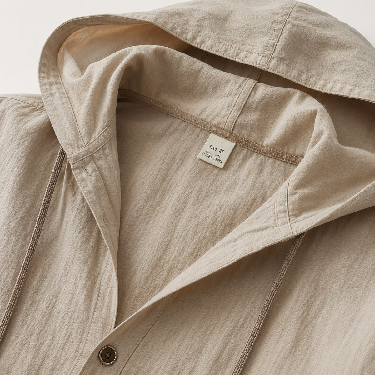 The Fairhaven Ridge Men’s Lightweight Hooded Cotton Linen Shirt