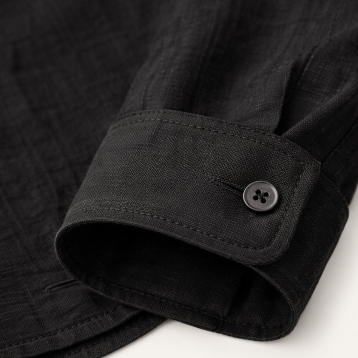 The Buckingham Men’s Casual Relaxed Fit Cotton Linen Shirt