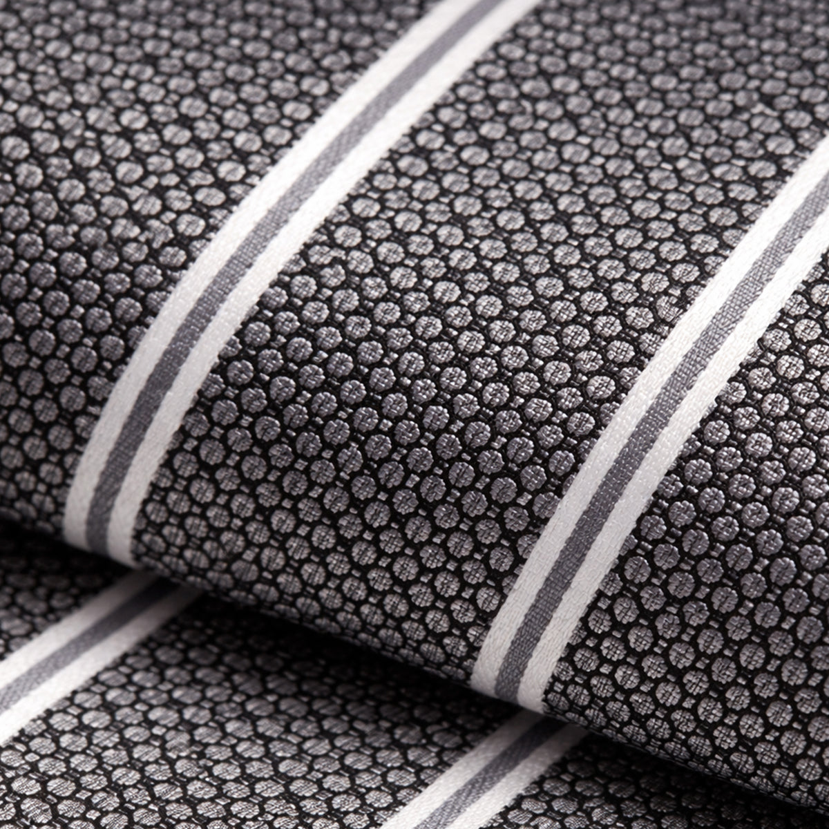 The Monterosso Men’s Luxury Silk Neck Tie - Dark Gray