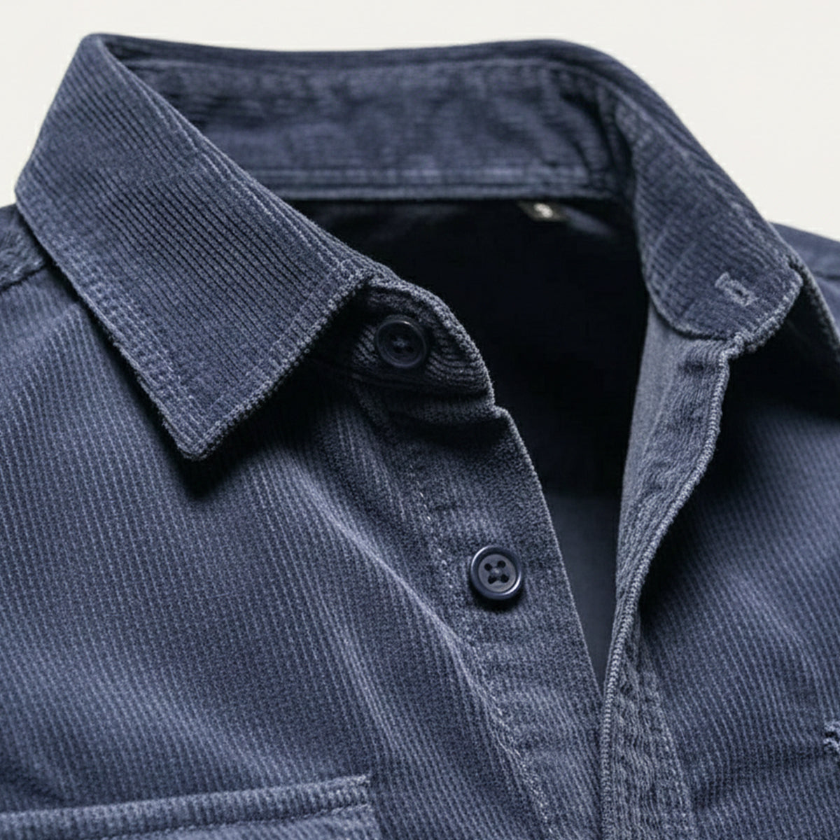 The Veneto Men’s Trendy Button Up Corduroy Shirt