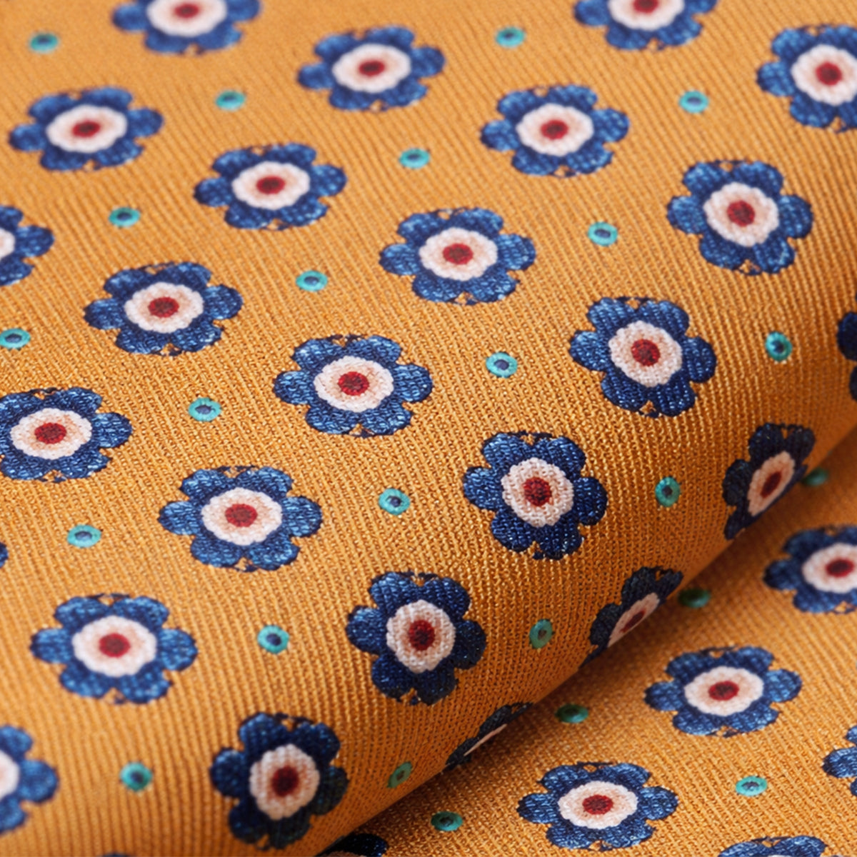 The Monterosso Men’s Luxury Silk Neck Tie - Mustard Yellow