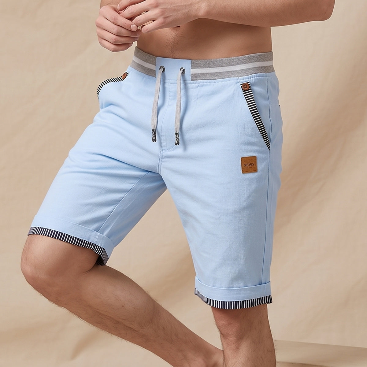 The Redwood Men’s Drawstring Summer Jogger Shorts