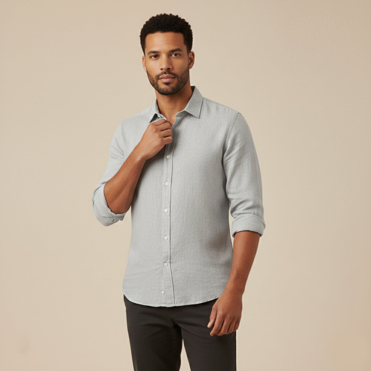 The Wiltshire Men’s Soft Cotton Linen Summer Shirt