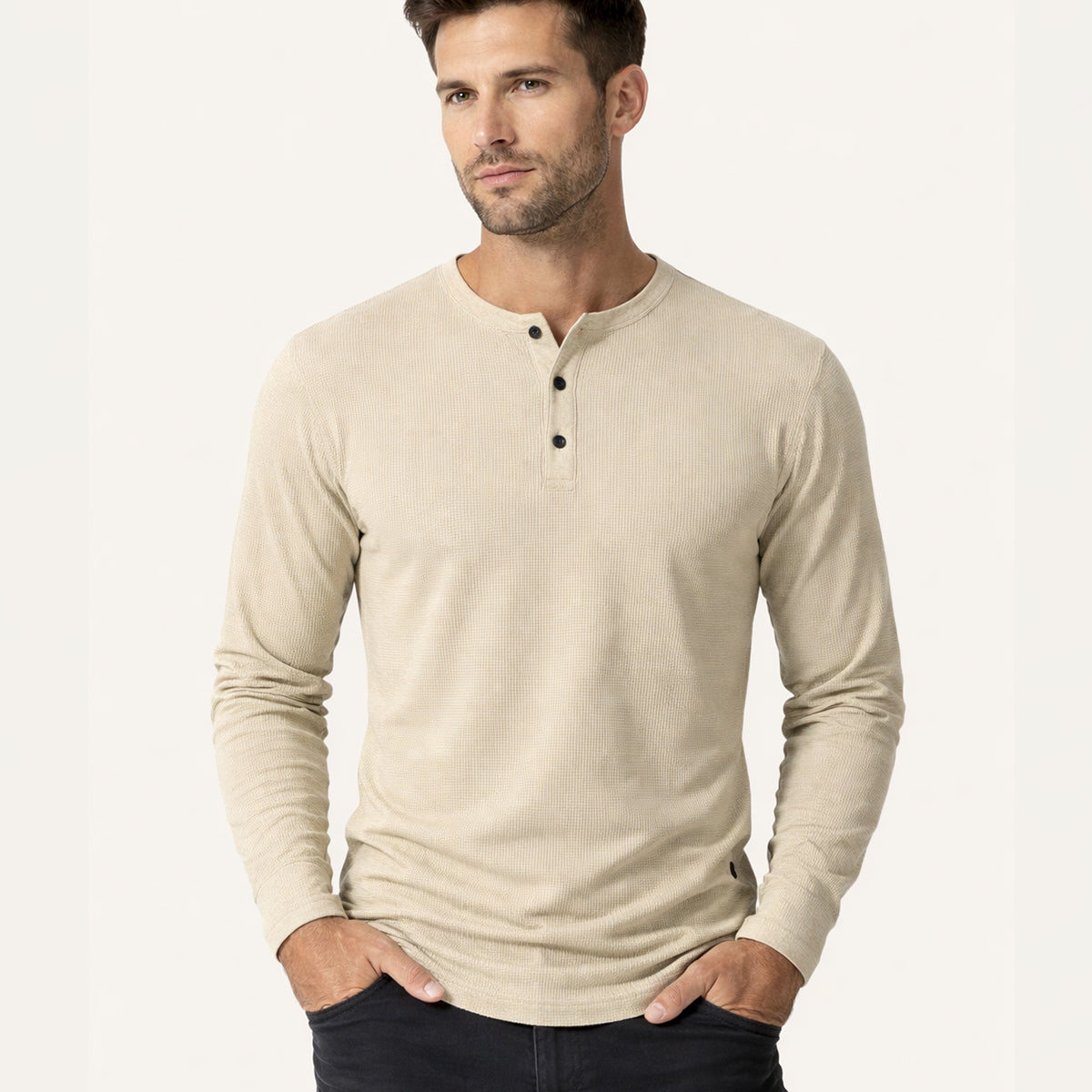 The Meadowwood Ridge Men’s Textured Stripe Button Down Retro  Shirt