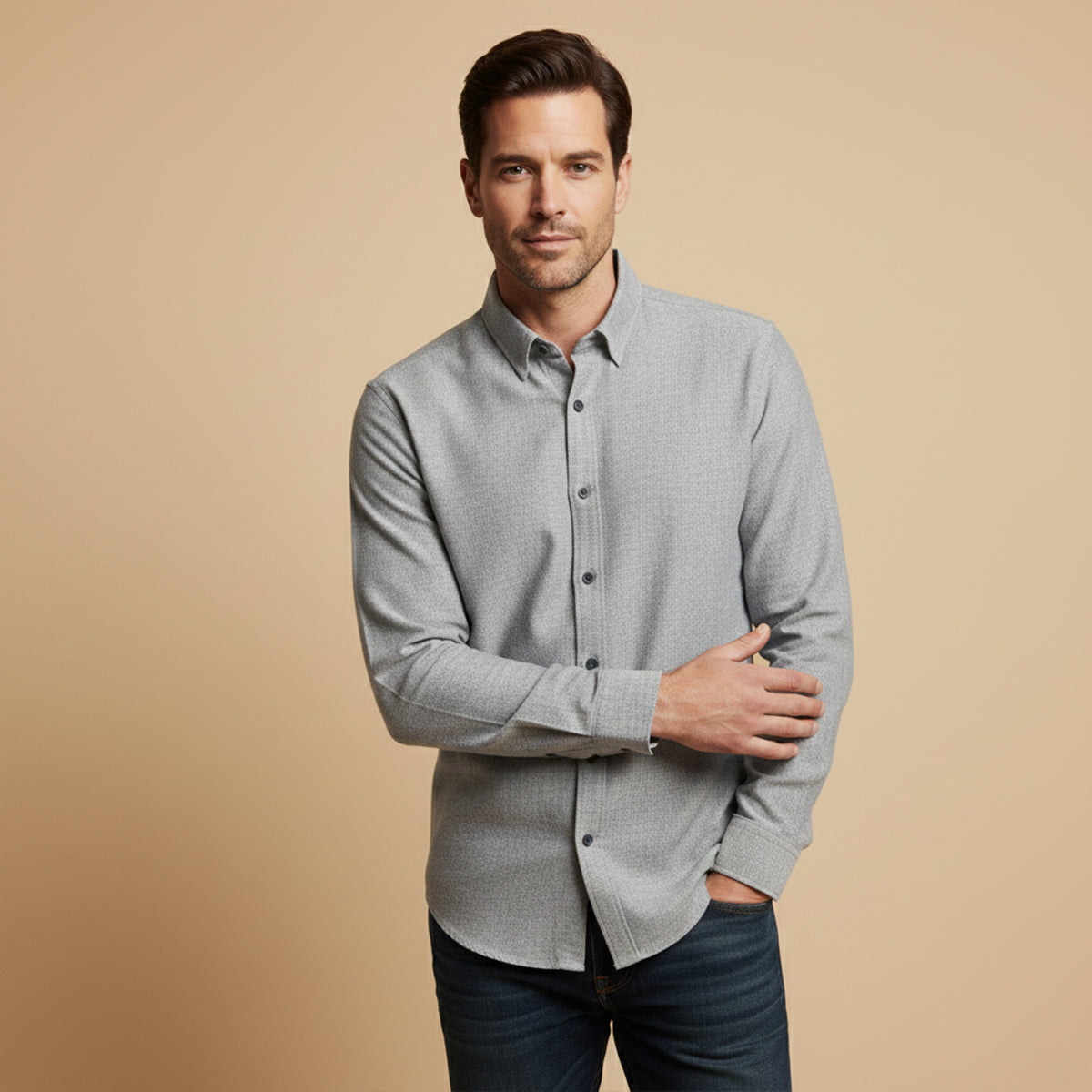 The Broni Men's Premium Long Sleeve Shirt