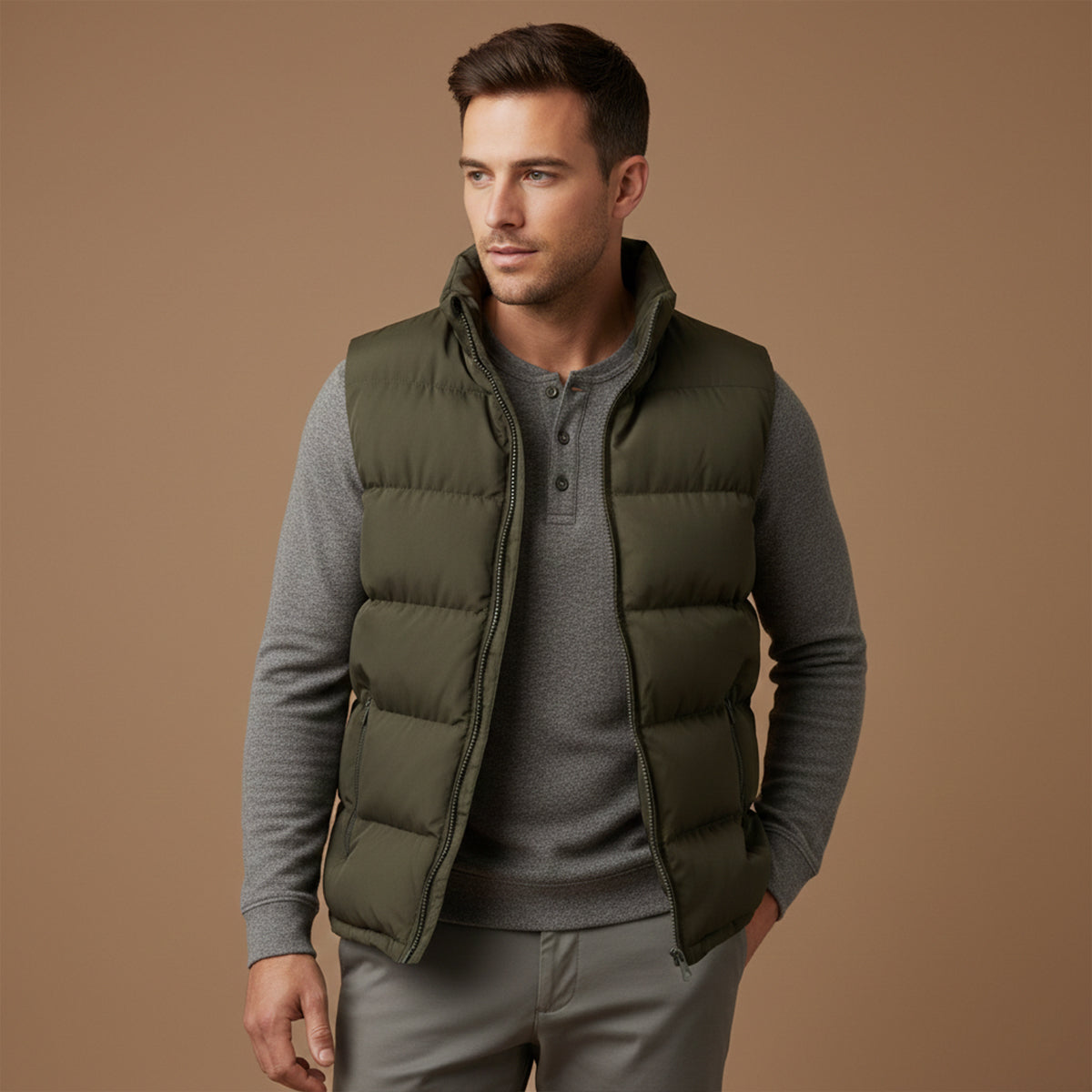 The Peterborough Men’s Padded Winter Puffer Gilet