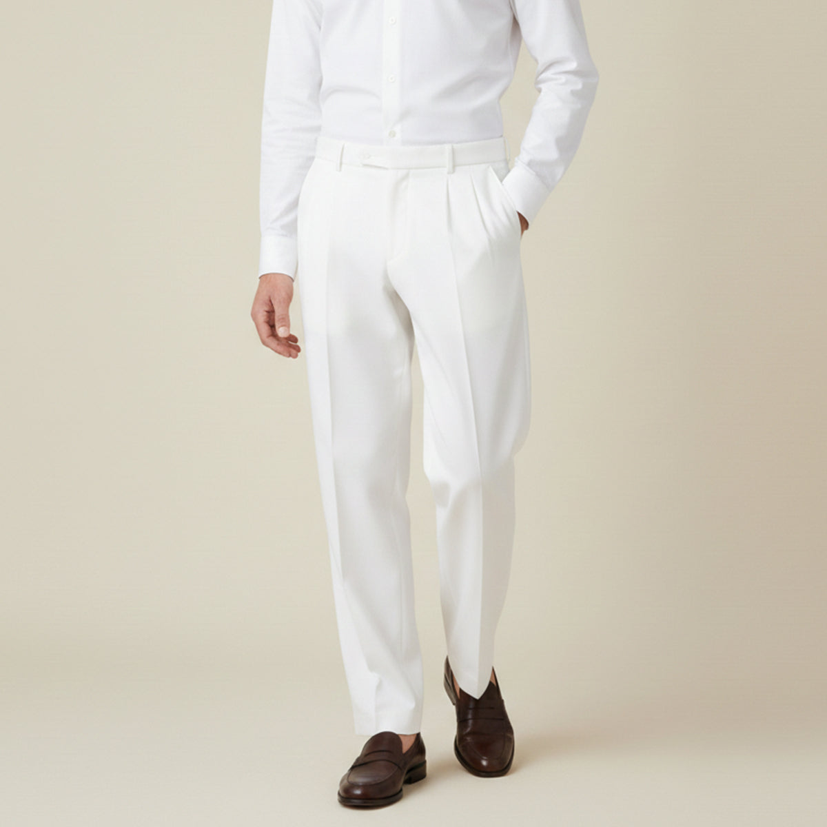 The Naples Men’s Loose Fit Breathable Linen Summer Pants