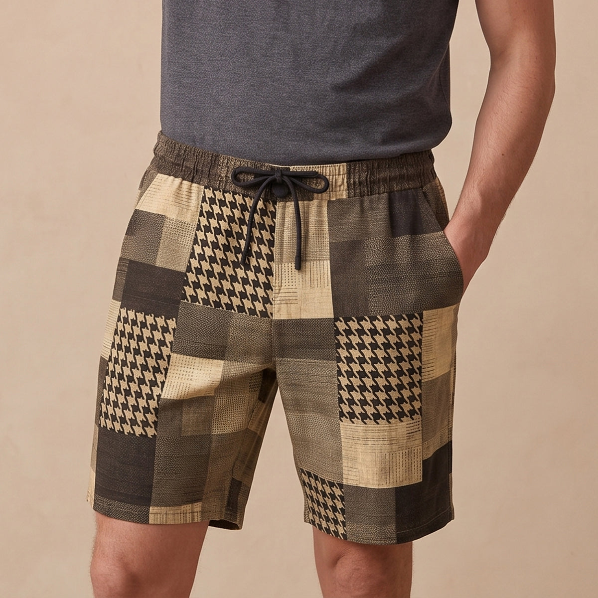 The Oakwood Men’s Colorful Casual Summer Drawstring Shorts
