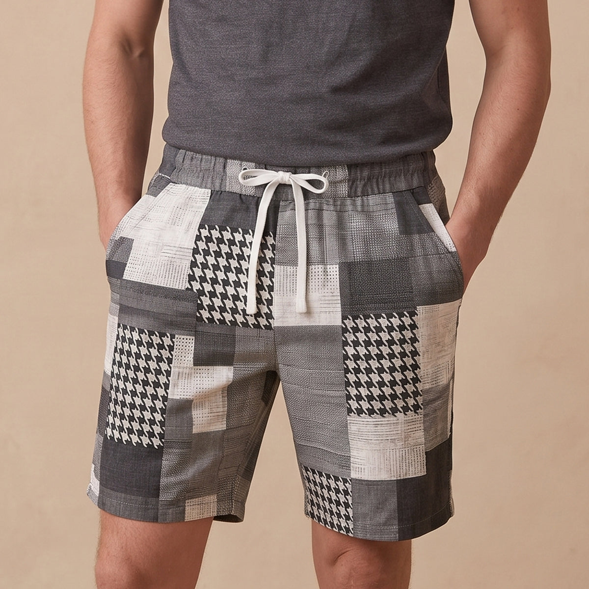 The Oakwood Men’s Colorful Casual Summer Drawstring Shorts