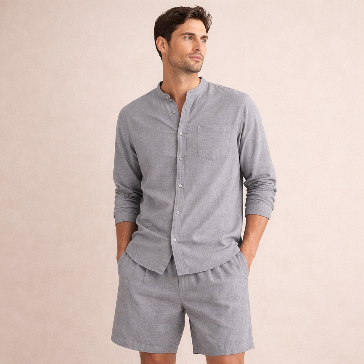 The Algrave Linen Set – Summer Co Ord for Men