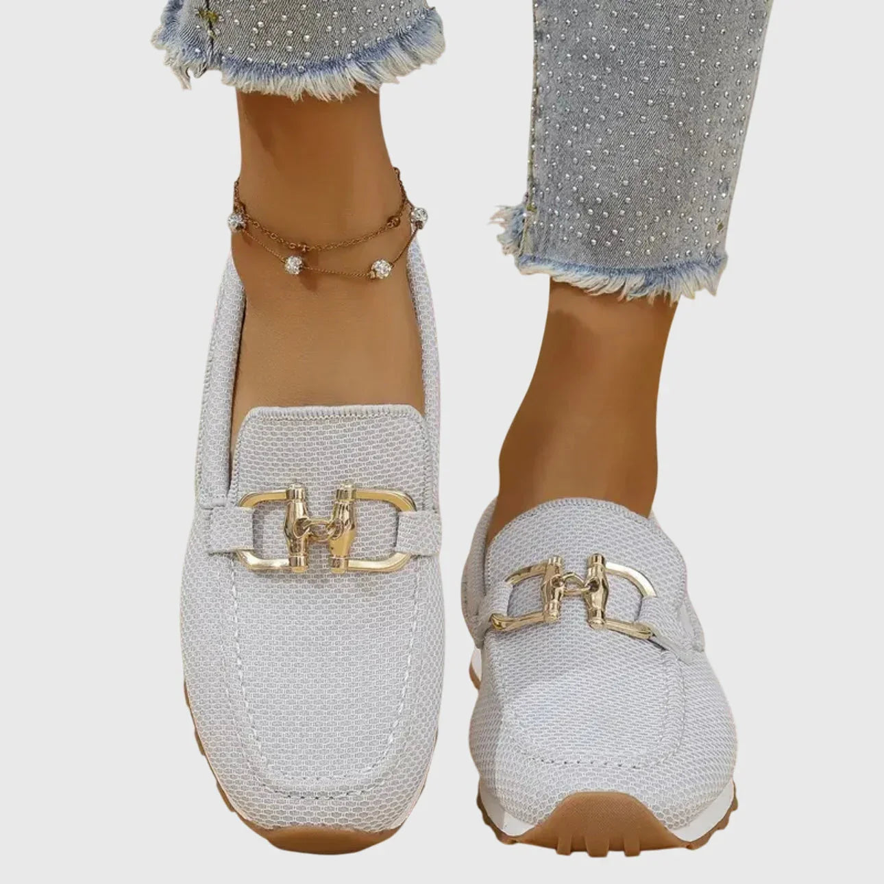 Slip On Mesh Loafer Sneaker with Lug Sole