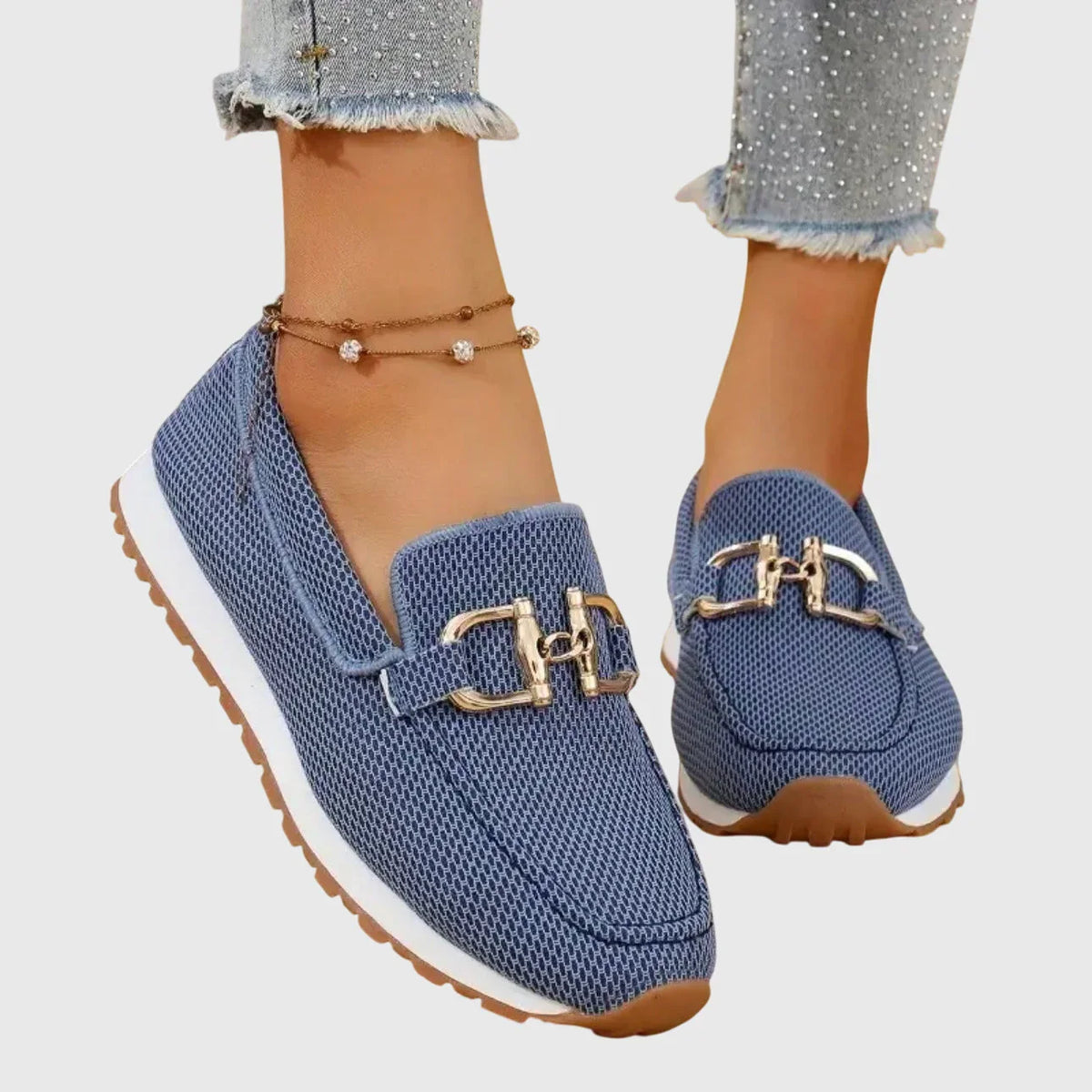 Slip On Mesh Loafer Sneaker with Lug Sole