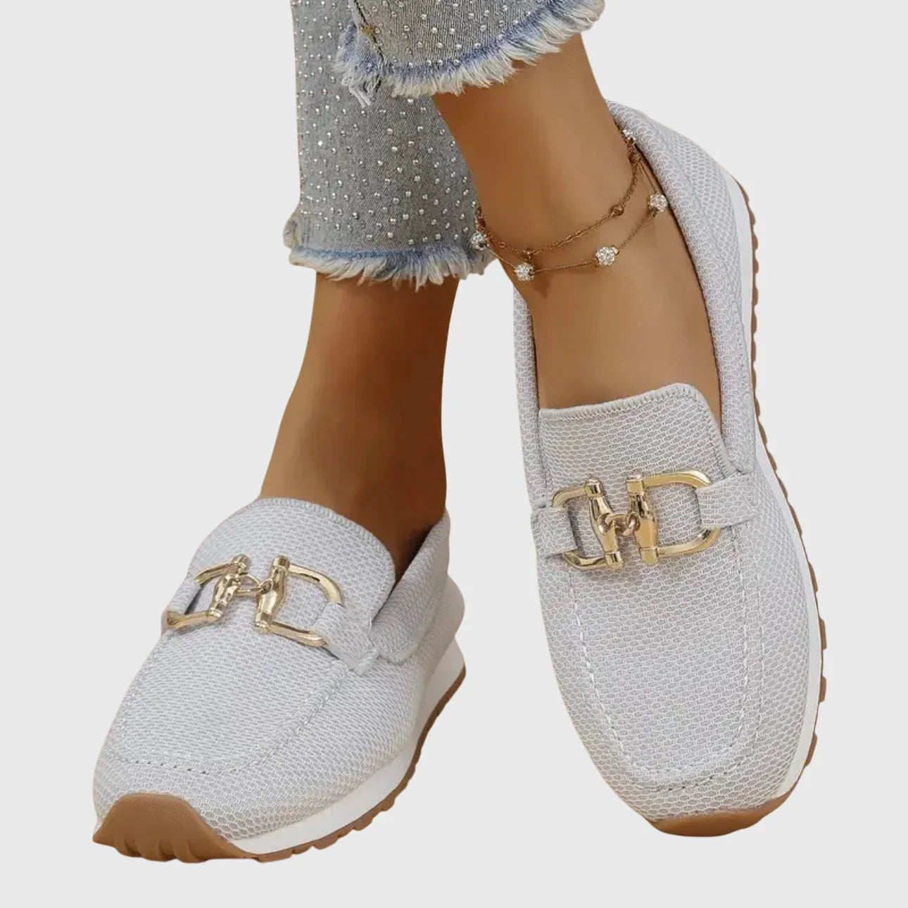 Slip On Mesh Loafer Sneaker with Lug Sole