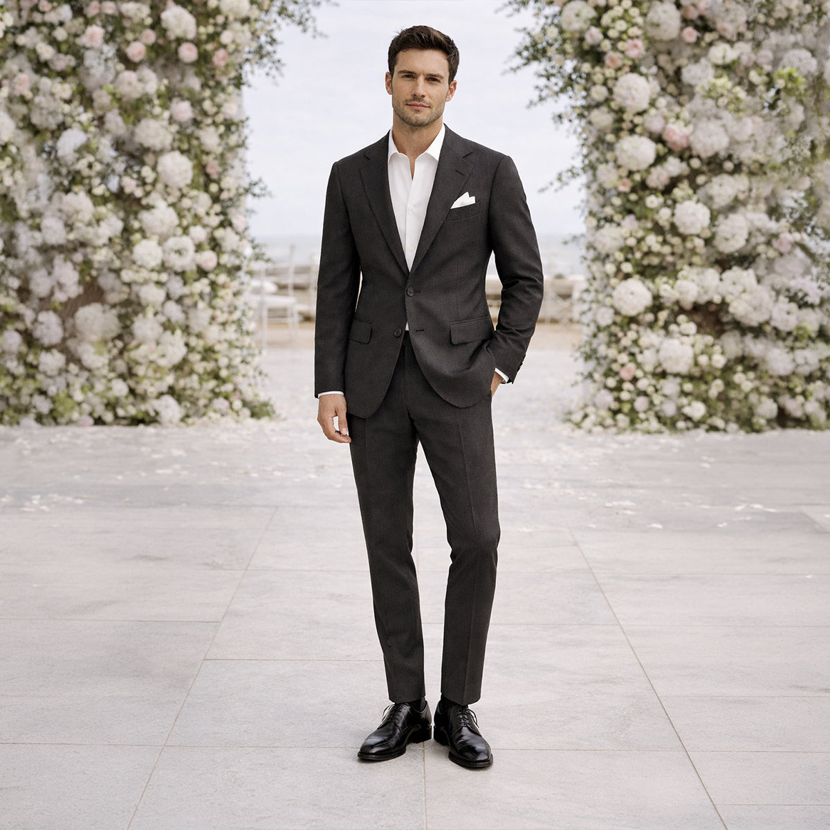 The Amalfi Linen Wedding Guest Men Suit