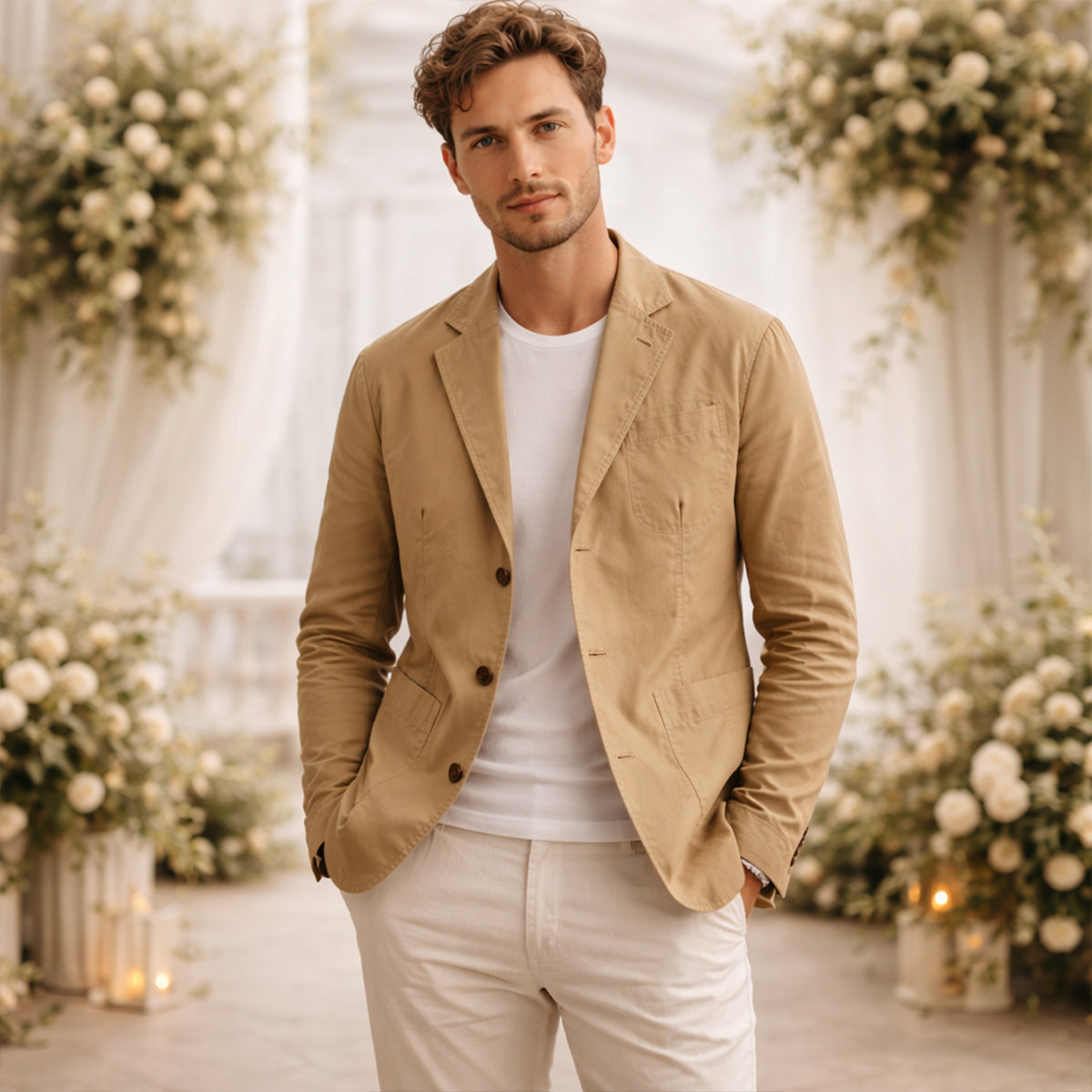 The Dunmore Men's Casual Lightweight Smart - Wedding Guest - Blazer