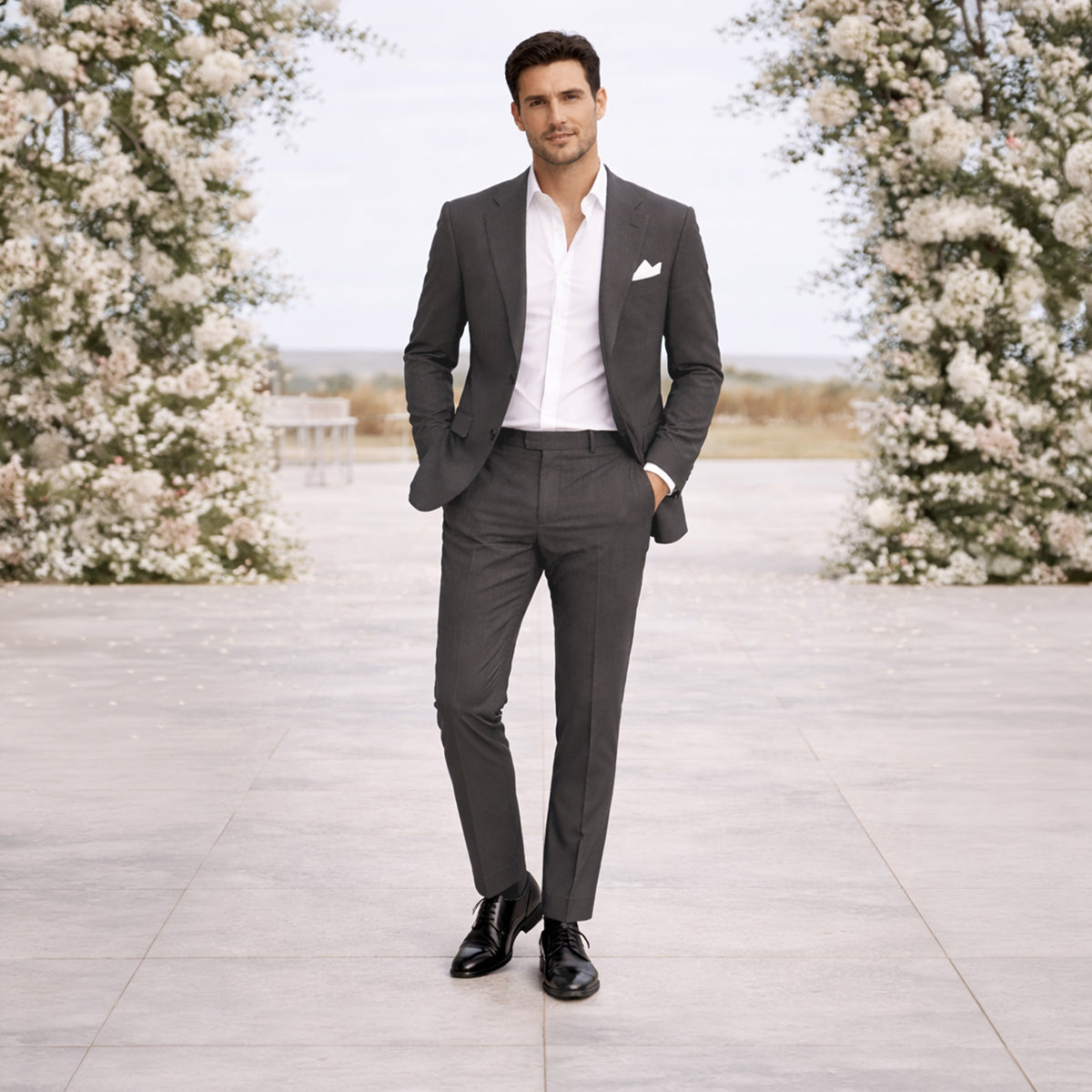The Amalfi Linen Wedding Guest Men Suit