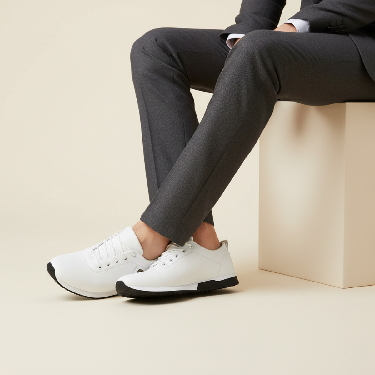 The Bond Street Men’s Shoes Leather Sneakers
